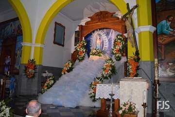 Bajada de la Virgen de las Nieves y encuentro folclórico Anzar en Lomo Magullo (Foto Francisco Javier Santana)